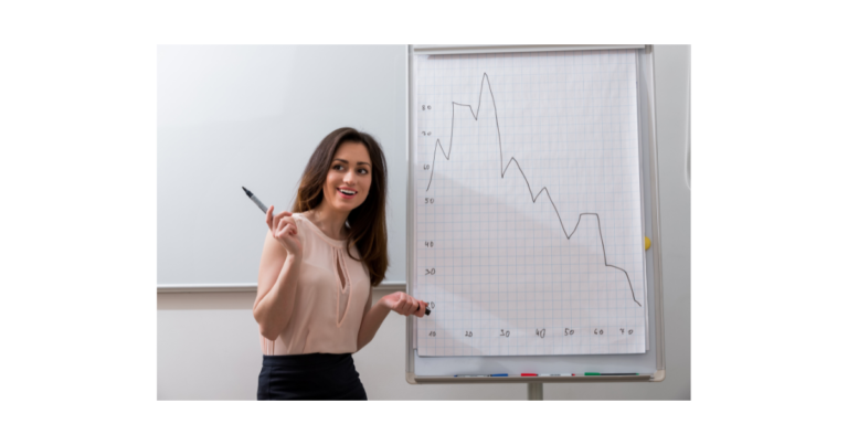 Business woman teaching Business Planning and Strategy