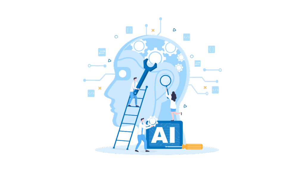 AI robot head