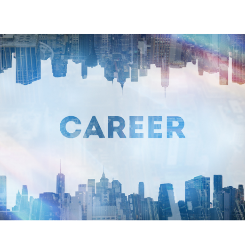 Career in centre of city skyline