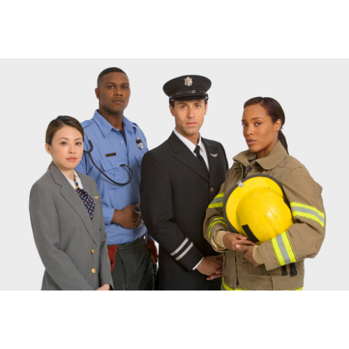 Small group of professional workers